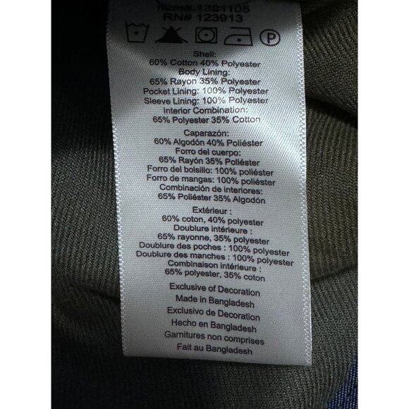 Tachs Girlfriend Quilted Jacket Womens XL Green Coat X-Large - Picture 10 of 11